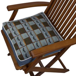 Aberto Design Cojín YM1134 Multicolor 42 x 42 cm